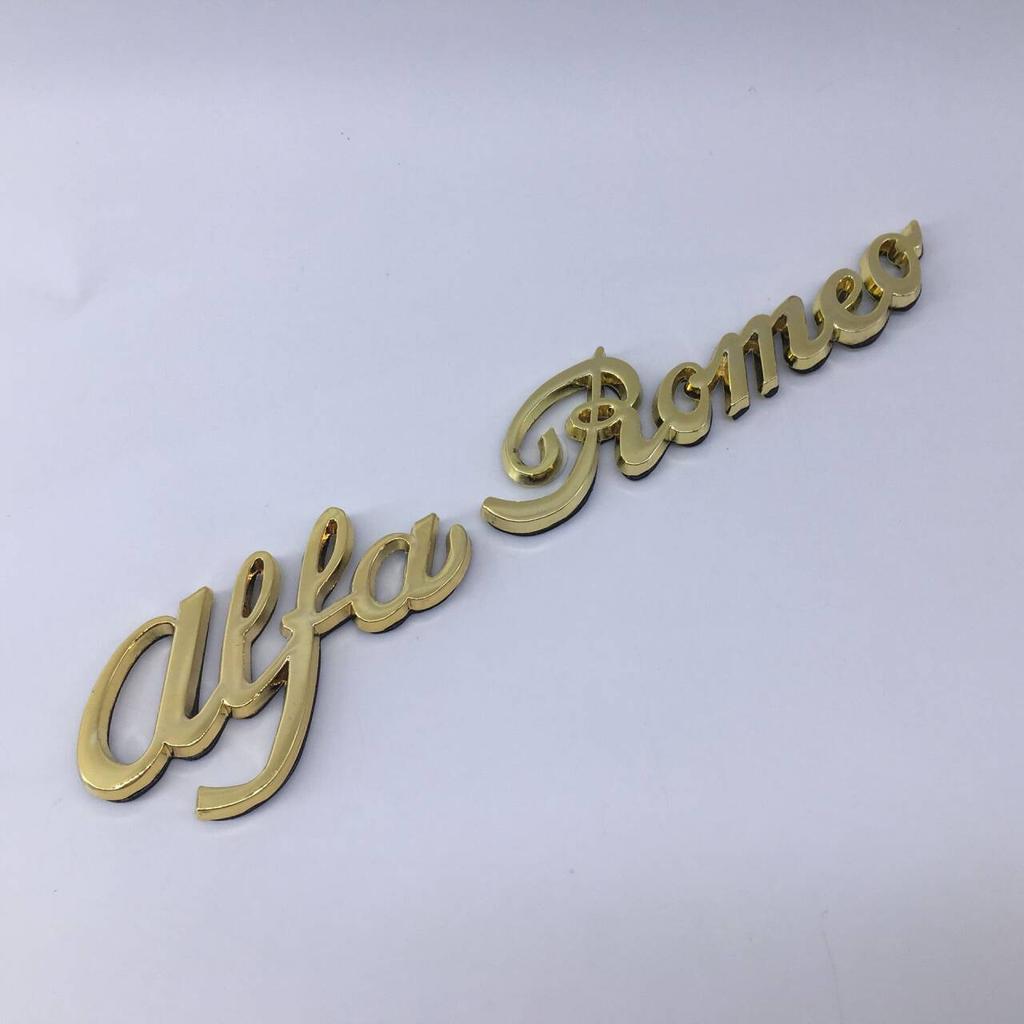 For Alfa Romeo 2026 Hot Sticker 1pcs For Alfa Romeo 146 147 155 156 159 Stelvio Giulia Giulietta Car Exterior Styling 3D Sticker