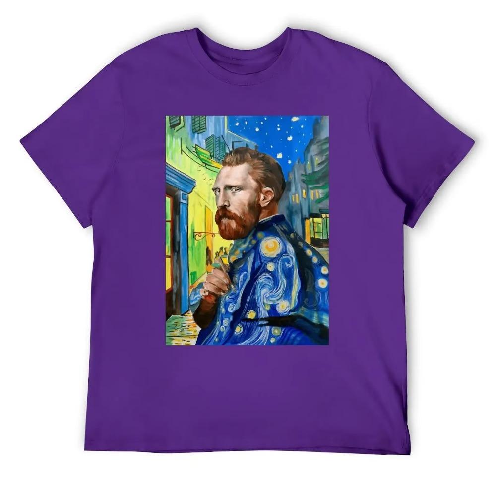 Portrait Painting For Sale T-shirt Fresh Motion  Humor Graphic Tees Graphic Cool Travel USA Size