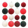 2Pcs Christmas Baubles Ornament Sparkling Velvety Sphere Decoration For Christmas Tree Wreath Mantels Window Display