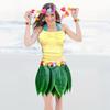 5Pcs Hibiscus Wreaths Hawaiian Luau Outfit Set Unisex Beach Party Wear  Luau Party Costume