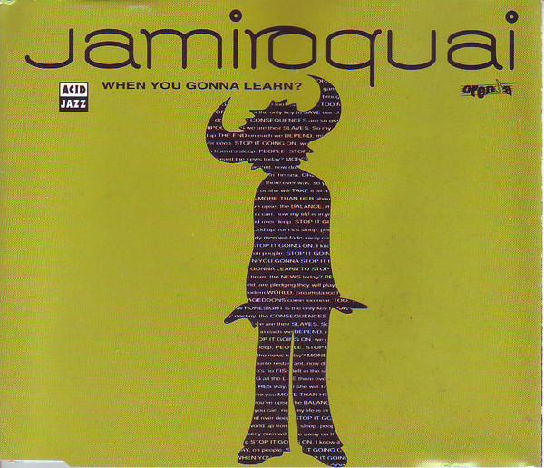 

CD JAMIROQUAI - When You Gonna Learn JAZID46CD Acid Jazz 1993 UK Dance & Electronica Used