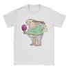Smiling Friends Glep Flowers T Shirt Men CottonT-Shirt Round Neck Tee Shirt Short Sleeve Tops