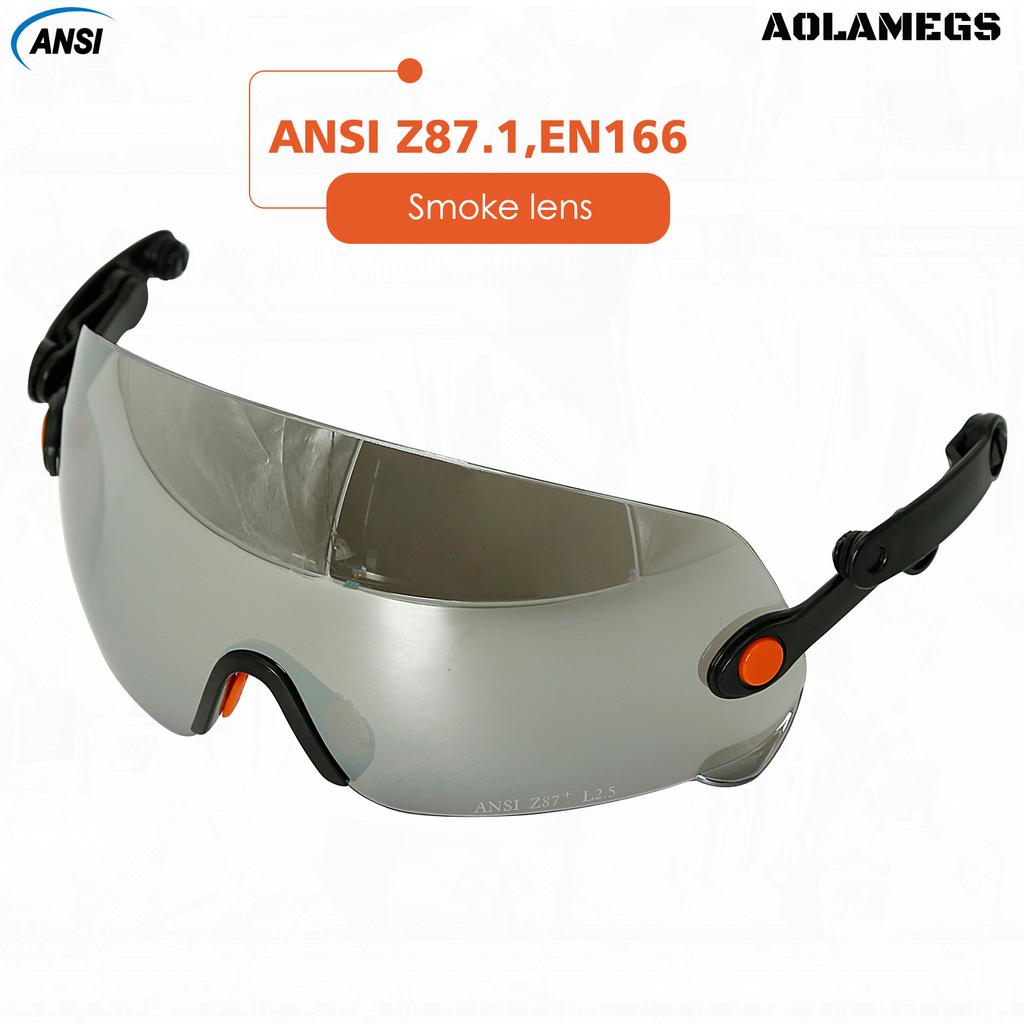 Goggles Accessories for Aolamegs Model ABS Safety Helmet With ANSI and CE Certification