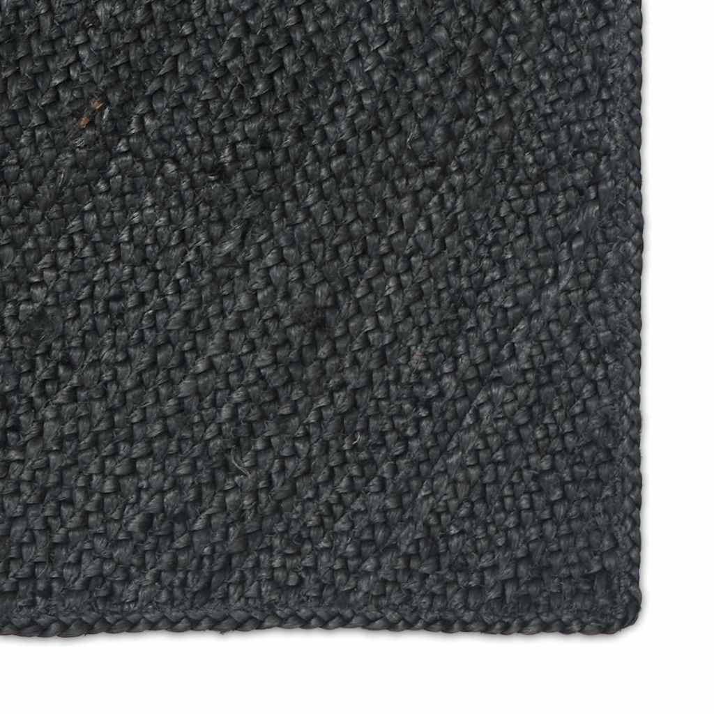 Area Rug Dark Gray 80 X 200 Cm Jute