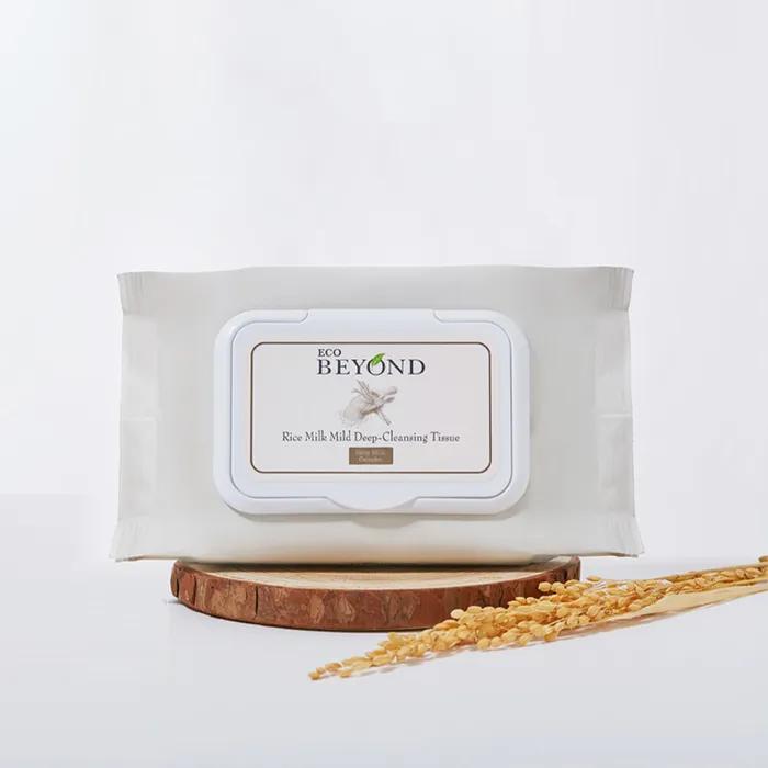 Beyond Rice Milk Mild Deep Cleansing Tissue 50 Sheets