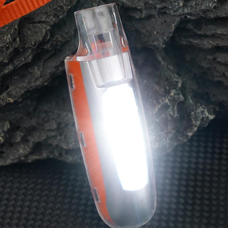 Outdoor Camping Survival Whistle Rescue Whistle With Led Light Charging Mini Flashlight 3-speed Adjustment Emergency Torch