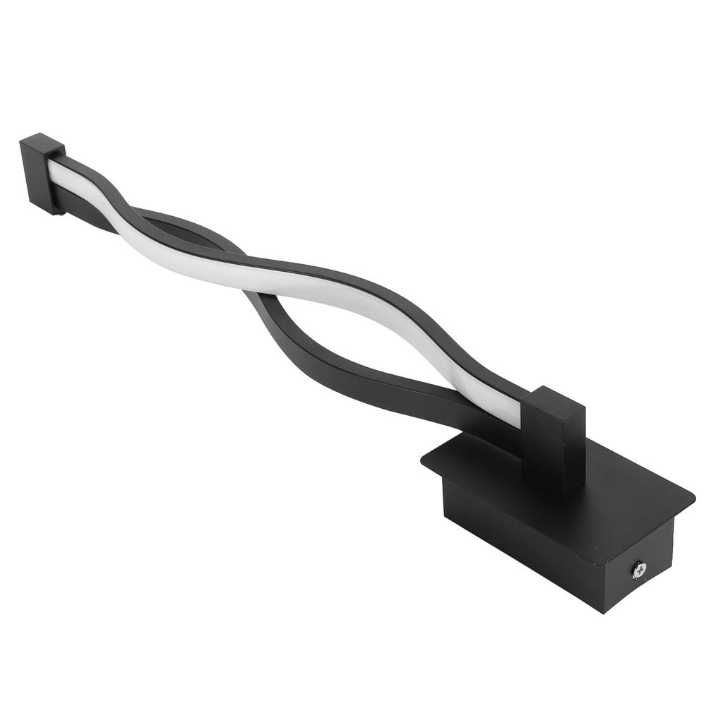 LED Wall Lamp Modern Wavy Shaped Decorative Light for Corridor Bedside AC85-265V Warm White