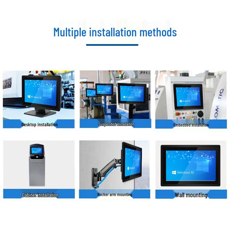 Lifan All-Aluminum Industrial PC with Embedded Capacitive Touchscreen and Built-in Control System.