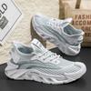 Men Sports Running Black Jogging Shoes Casual Sneakers Outdoor Breathable Mesh Women Light Shock-absorption Black Tennis