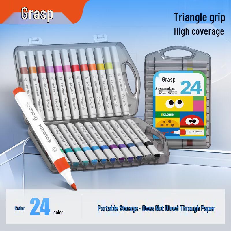 Master Washable Hard-Tip Acrylic Marker Pen Set