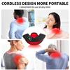 Neck And Shoulder Massager Wireless Shoulder And Back Kneading Massage Shawl Trapezius Neck Cervical masajeador Relax Treatments