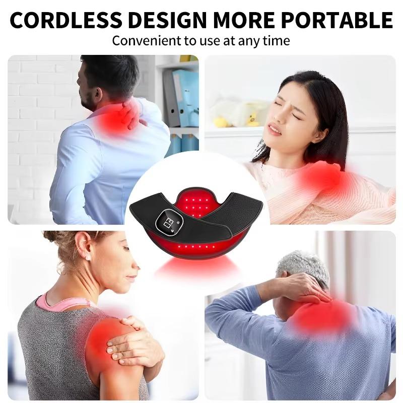 Neck And Shoulder Massager Wireless Shoulder And Back Kneading Massage Shawl Trapezius Neck Cervical masajeador Relax Treatments