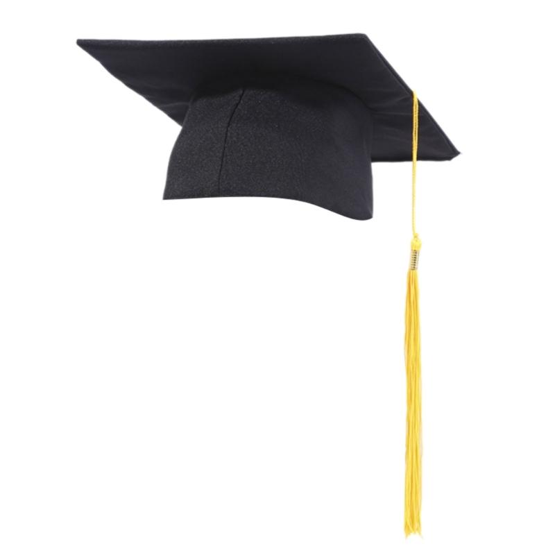 

Commencement Hat Academic Graduation Hat Graduates Celebration Headwear Unisex жёлтый