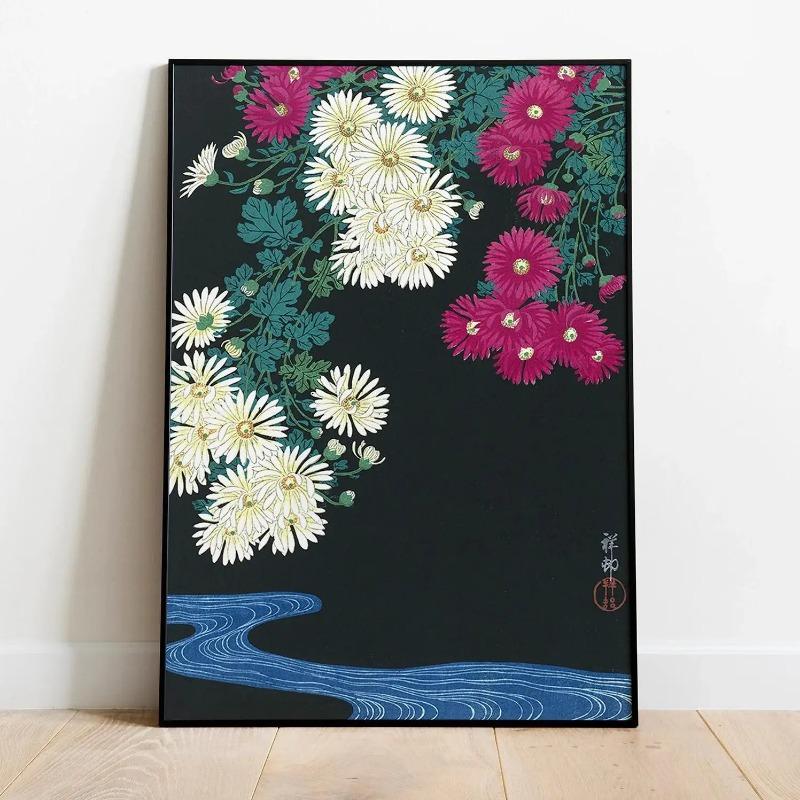 1pc Vintage Japanese Canvas Print, Japanese Wall Art, Home Decor ,Personalized Gift, Vintage Living Room,Bathroom,Kitchen Decor