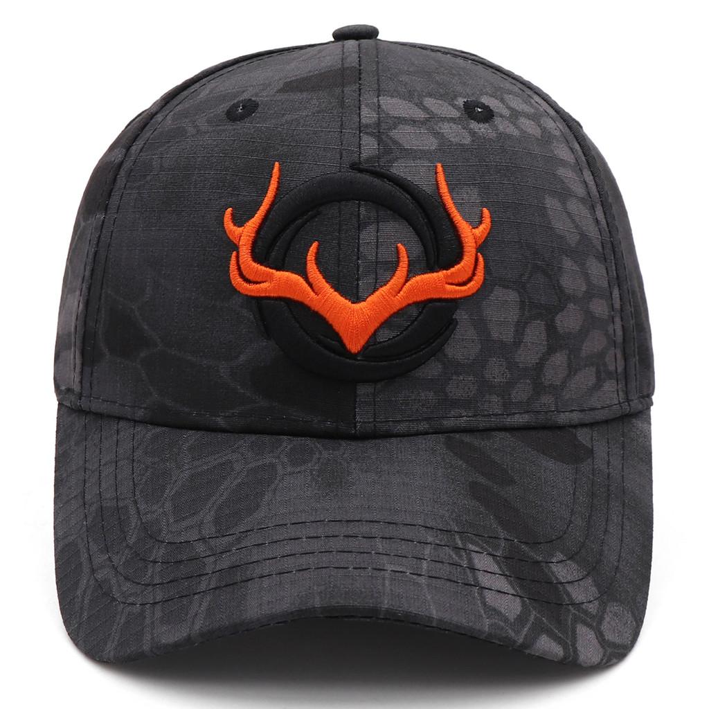 Deer Embroidered Baseball Cap With Adjustable Strap For Outdoor Sports And Sun Protection