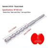 Extended Rotary Hammer Drill Bit for Concrete, Stone, and Brick