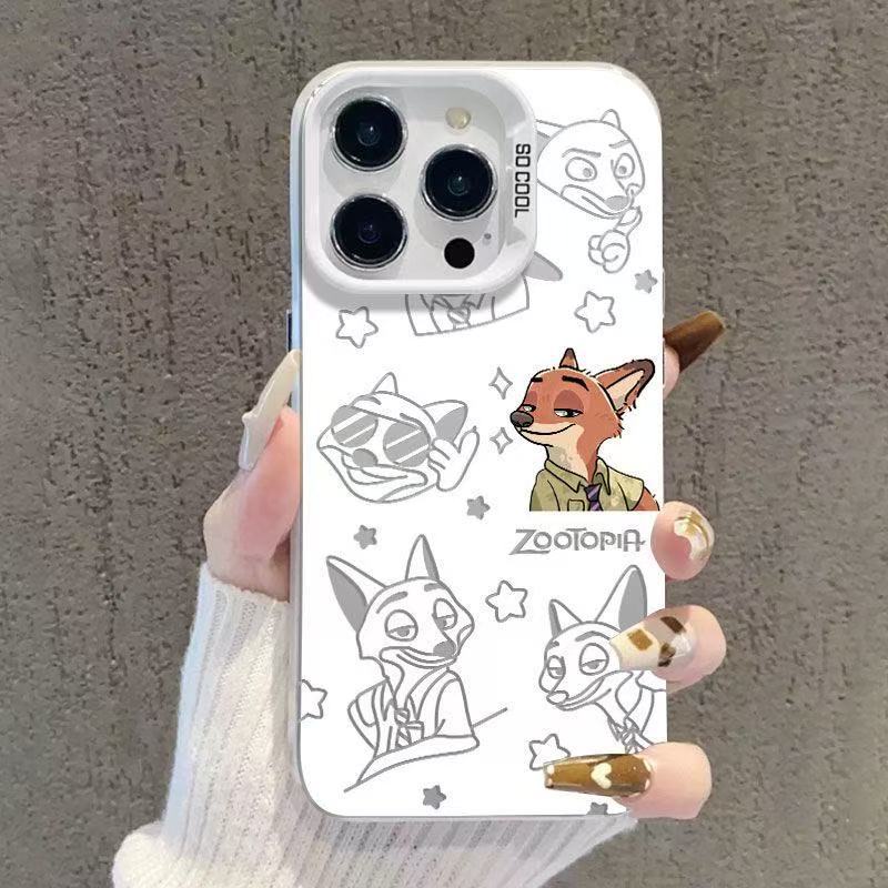 The new cartoon is suitable for iphone17 mobile phone case 11 Apple 16promax/15 anti-drop 14pro13 Europe and America 12