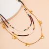 GemChic Donna Nuovo Vintage Lega Perline Collana Set Catena Etnica Cool Hip Hop Moda Compleanno Natale Gioielli Regalo