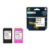 Remanufactured Ink Cartridge - QUALITONER - 344 + 339 XL - Black & Color - Pack 2 - Made In France