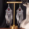 Bohemian Ethnic Tassel Earrings - Elegant High-End Retro Style for Women