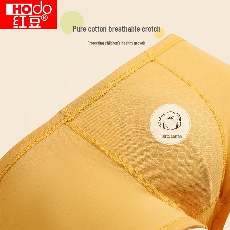 Hongdou Boys' 4-Pack Cartoon Cotton Boxer Briefs