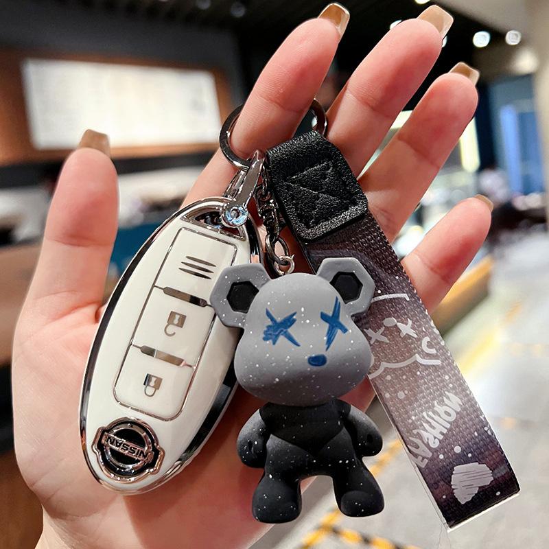 

Специальный чехол для ключа автомобиля Dongfeng Nissan Qijun Qashqai Tiida Jinke Tuda Nissan Xuanyi Teana чехол с пряжкой для сумки