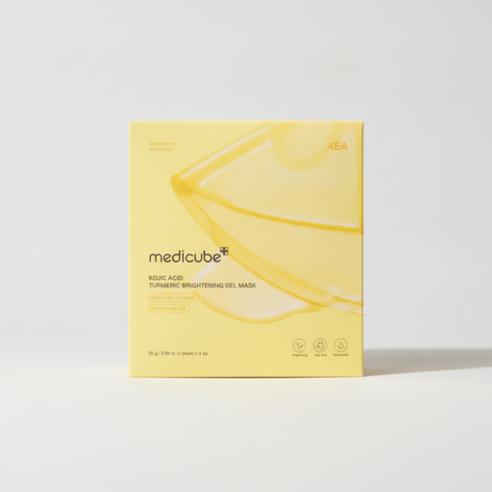 Medicube KOJIC ACID TURMERIC BRIGHTENING GEL MASK 4ea