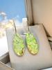 Bohemian Emperor Stone Droplet Pendant Earrings Natural Stone Jewelry Earrings for Women Vintage Luxury Boho Earring Jewelry
