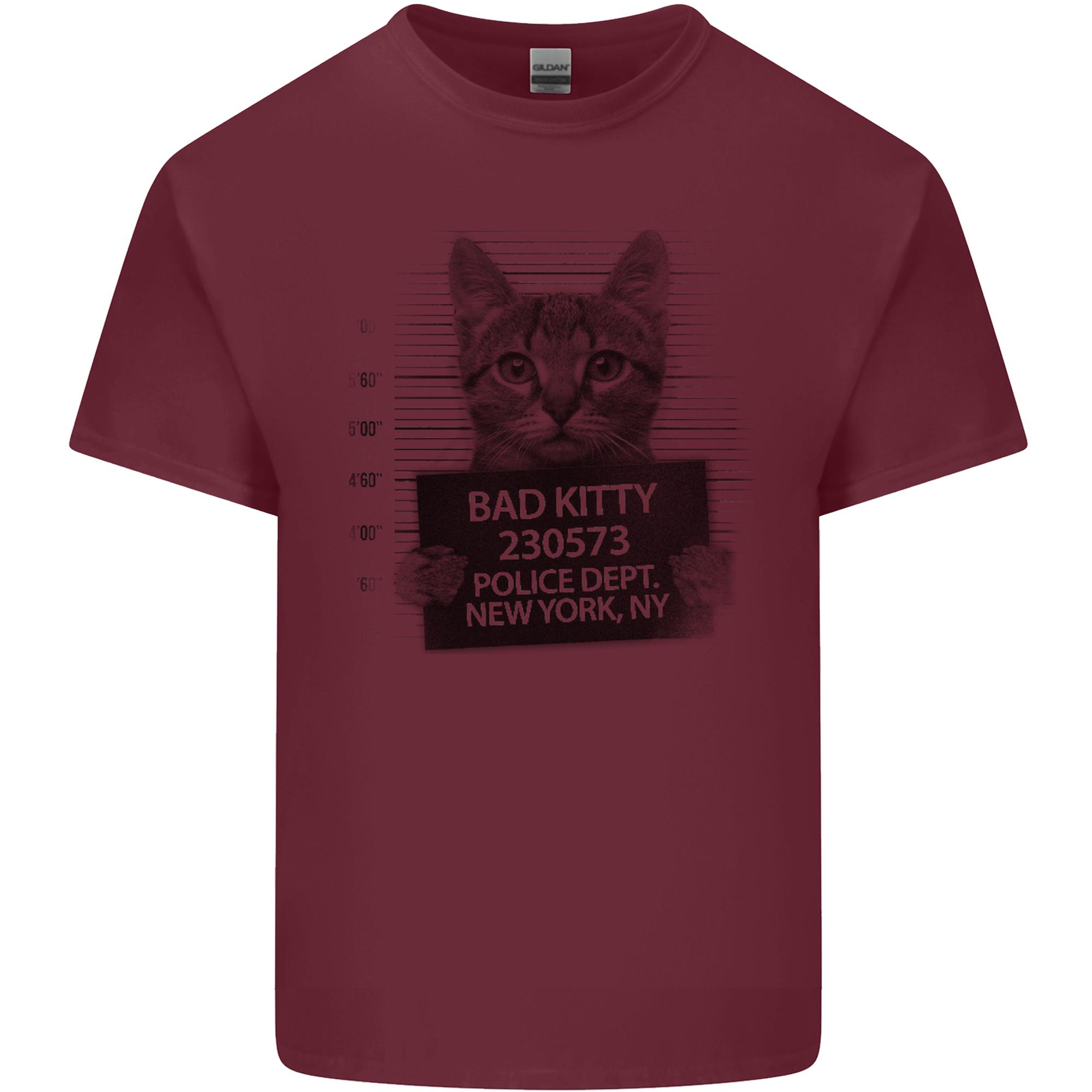 Bad Kitty New York City Police Dept Unisexs Light Cotton TShirt S