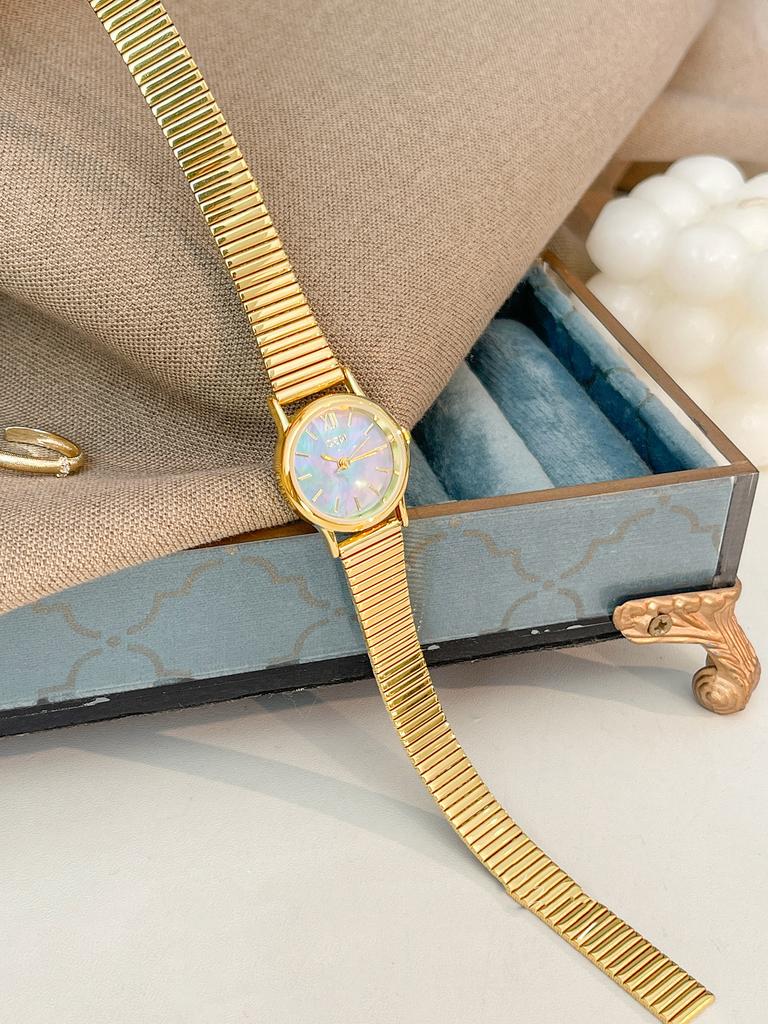 New GEDI Luxury Fashion Watch for Women Stainless Steel Bracelet, Premium Waterproof Authentic Quartz Timepiece Women's Gift