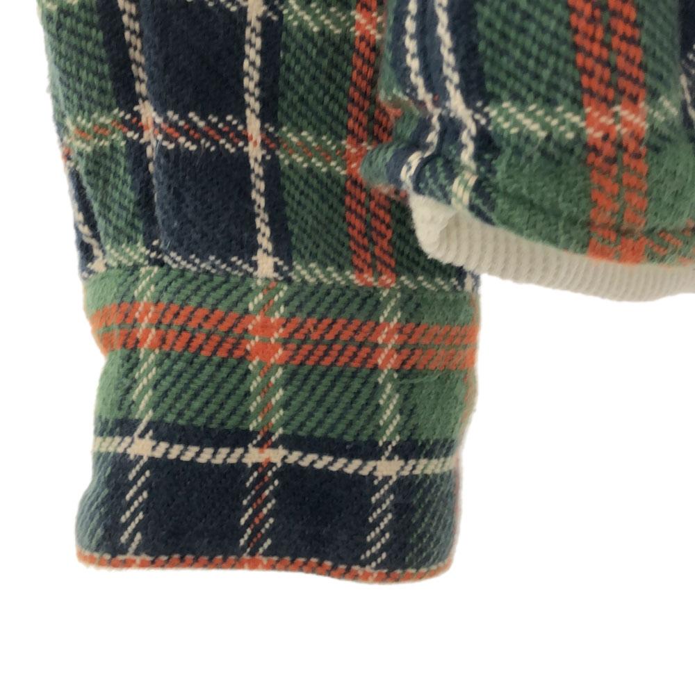 FAT Check Pattern Jacket SKINNY Green system Parker Men's Used