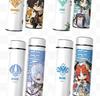 500ml Genshin Impact Thermo Bottle Stainless Steel Kawaii Anime Insulated Cup Water Zhongli Temperature Display Thermos Bottle