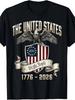 USA 250 let My, lidé 1776-2026 Vlastenecké výroční tričko
