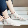 5 Pairs Women's Ankle Socks Breathable Socks Casual Socks Cute Socks for Spring and Summer