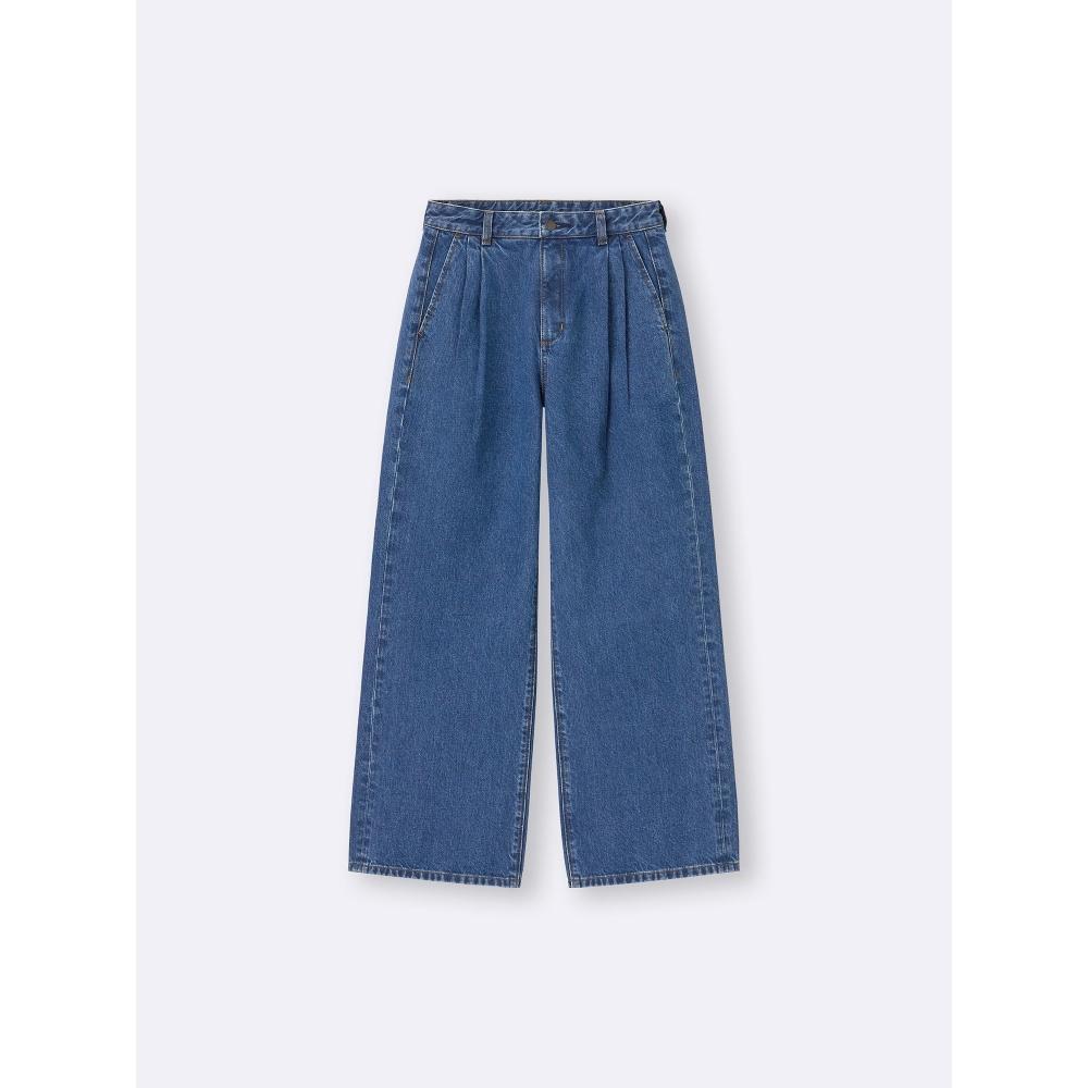 GU by Uniqlo Denim Tuck Trousers Q+e
