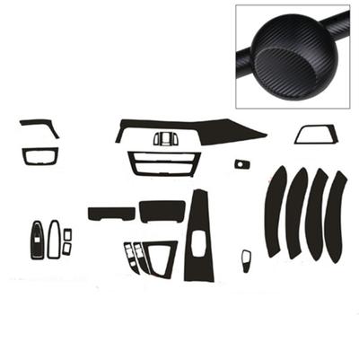 DIY For BMW 3 Series F30 F31 Interior Trim Decal Kit Stickers Carbon Fiber Style
