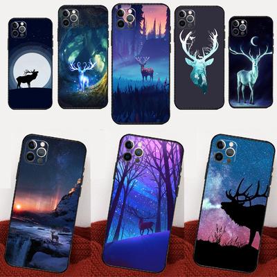 Starry Sky Deer For Xiaomi Redmi Note 14 Pro 13 12 11 9 10 15 Pro Plus Case For Redmi 15 15C 14C 10C 12C 13C