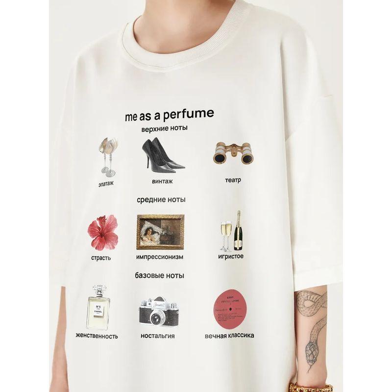 Western Style New Fashion Casual Loose Round Neck Print Short Sleeve T-shirt Top Printed T-shirt Top