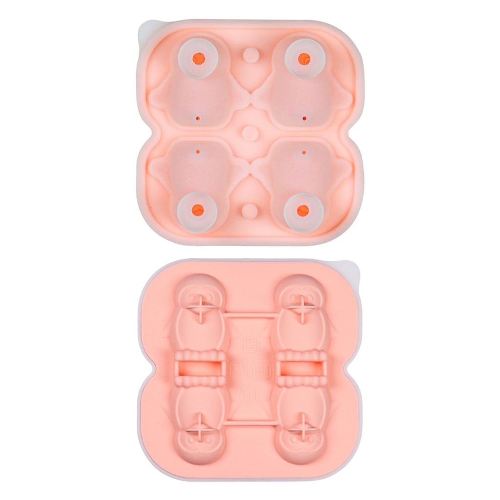 3D Silicone Mold With Funnel - Whiskey & Cocktail Ice Trays , Brandy, Fast -Free, Easy Release Novelty Gift For Men