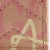 Gucci Compact Wallet Bi-Fold Wallet 449421 GG Ghost Card Case Pink Leather Women Used