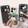 For Infinix Note 40 X6853 / Note 40 Pro 4G 5G / Note 40 Pro+ Plus Case Cover Liquid Silicone Soft TPU Cool Style Cartoon Fundas
