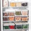 New Transparent Refrigerator Storage Box with Lid Dustproof Spice Storage Box Multifunction Seal Box Kitchen Supplies