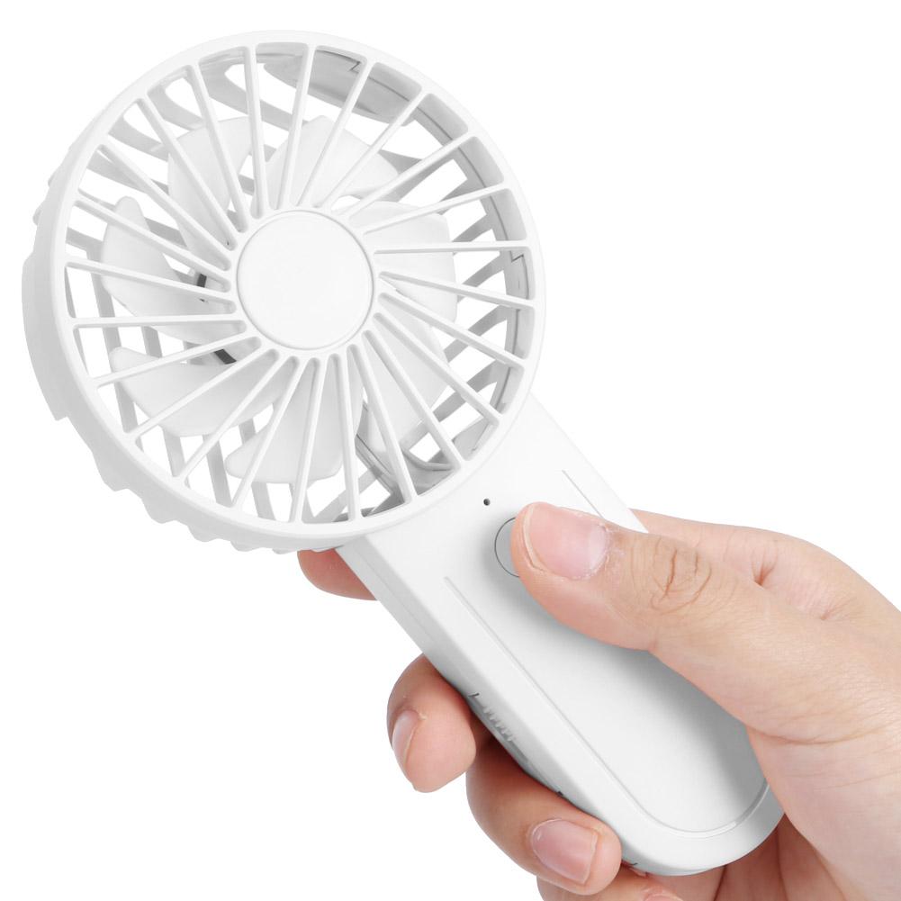 Mini Handheld Fan Telescopic Hook Fan USB Charging for Travel Office Room