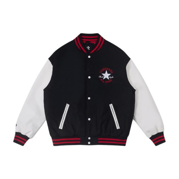 New Converse Baseball Jerseys Unisex Black 10025247-A01