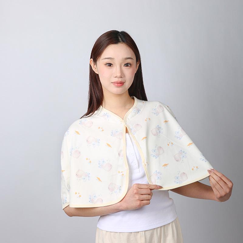 Extra großer weicher Plüsch-Postpartum-Schal: Hautfreundlicher Schulterwärmer für Zuhause & Büro