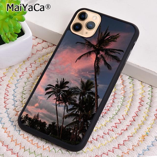 sunset palm trees Phone Case For iPhone 17 Air 16 pro max 15 14 plus 12 13 Shell Cover coque