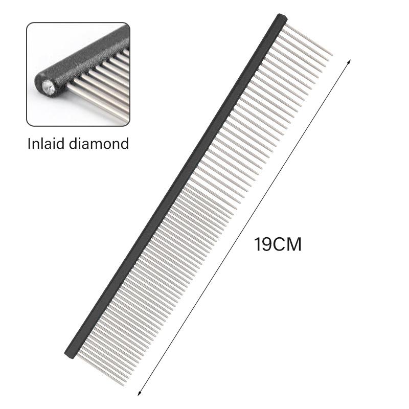 Light Aluminum Pet Comb 6 Colors Optional Professional Dog Grooming Comb Puppy Cleaning Hair Trimmer Brush Pet Accessories