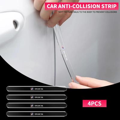 4pcs Car Door Edge Transparent Anti Scratch Protection Strips For Century Excelle XT Envision Park Avenue Envista GL8 GL6
