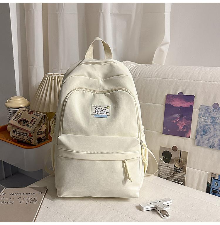 Cartable Design étudiant lycée cartable fille, cartable collège étudiant collège couleur unie étudiant collège simple polyvalent