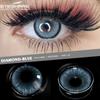 Eyeshare 1 par fargelinse diamantfargekontaktlinser Vakker pupillsminke kontaktlinse Årlig bruk Kosmetisk skjønnhet øyelinser